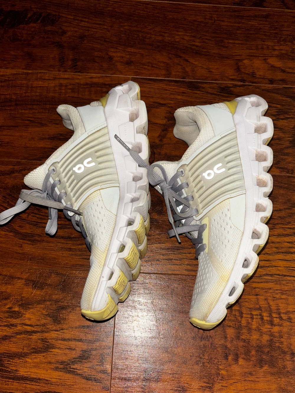 ON Running Cloudswift 2.0 Running Shoes White Yellow Limelight On Cloud Sneakers - Picture 3 of 9